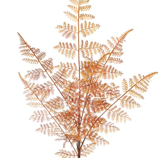 34" Orange Fern Leaf Stem by Ashland®
